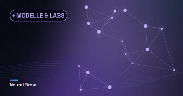 Abstrakte, automatisch erzeugte Illustration für die Rubrik Modelle & Labs