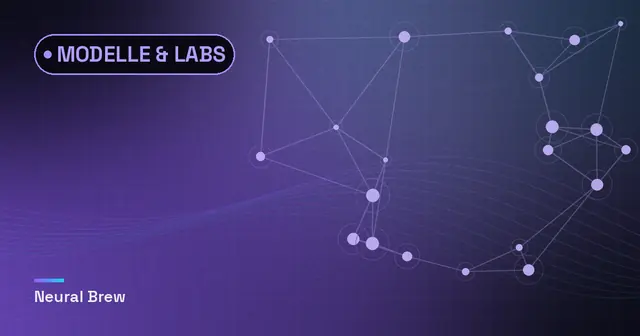 Abstrakte, automatisch erzeugte Illustration für die Rubrik Modelle & Labs