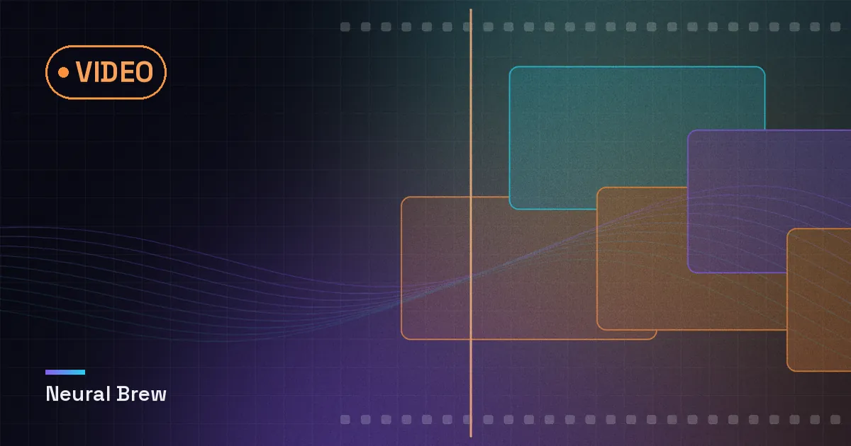 Abstrakte, automatisch erzeugte Illustration für die Rubrik Video