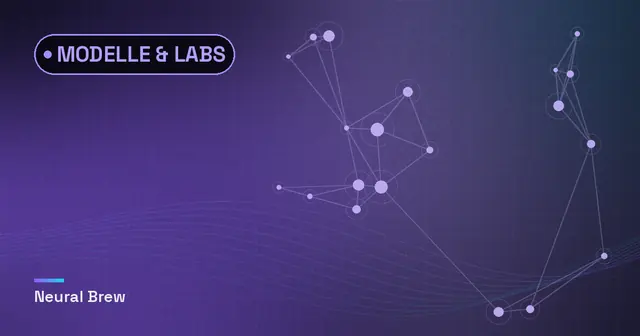 Abstrakte, automatisch erzeugte Illustration für die Rubrik Modelle & Labs