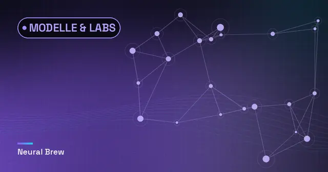 Abstrakte, automatisch erzeugte Illustration für die Rubrik Modelle & Labs