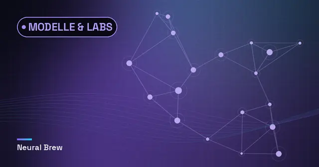 Abstrakte, automatisch erzeugte Illustration für die Rubrik Modelle & Labs