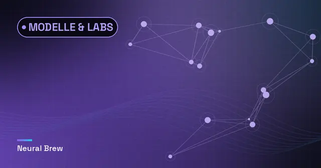 Abstrakte, automatisch erzeugte Illustration für die Rubrik Modelle & Labs