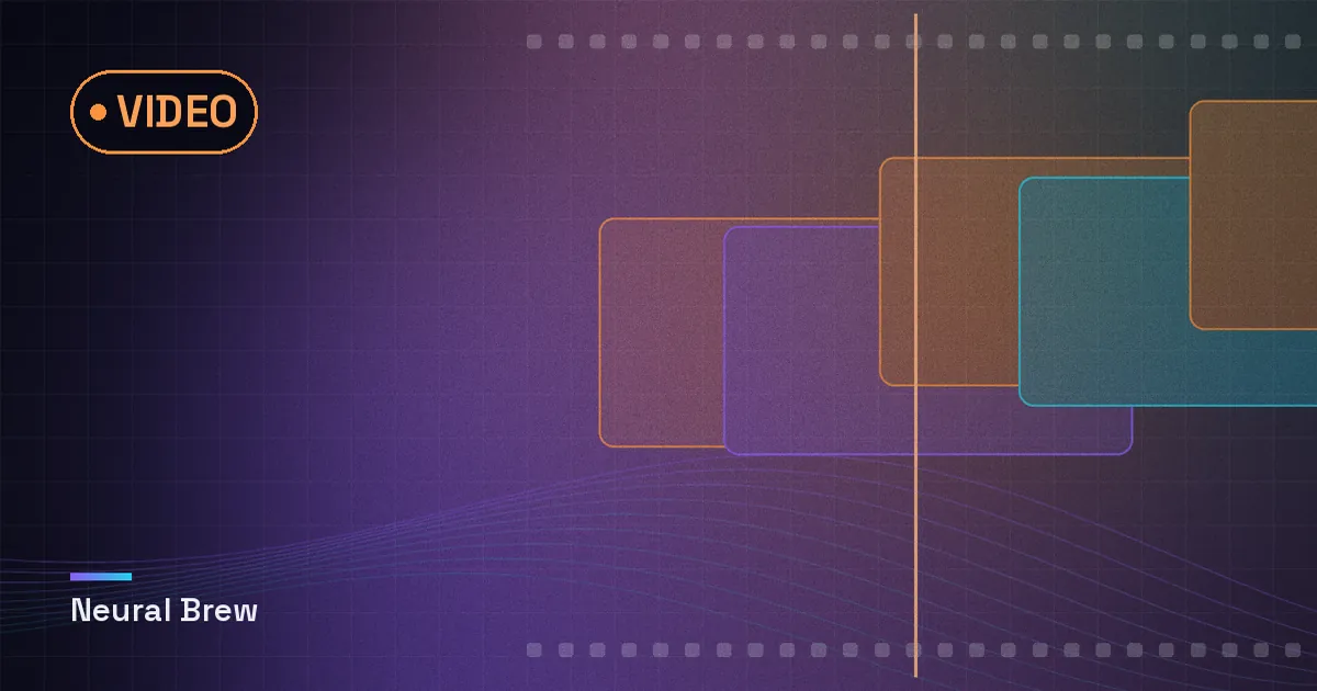 Abstrakte, automatisch erzeugte Illustration für die Rubrik Video