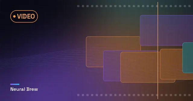 Abstrakte, automatisch erzeugte Illustration für die Rubrik Video