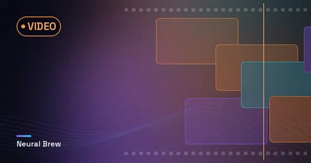 Abstrakte, automatisch erzeugte Illustration für die Rubrik Video