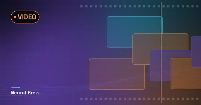Abstrakte, automatisch erzeugte Illustration für die Rubrik Video
