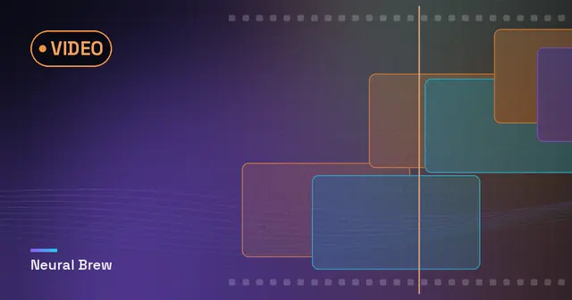 Abstrakte, automatisch erzeugte Illustration für die Rubrik Video