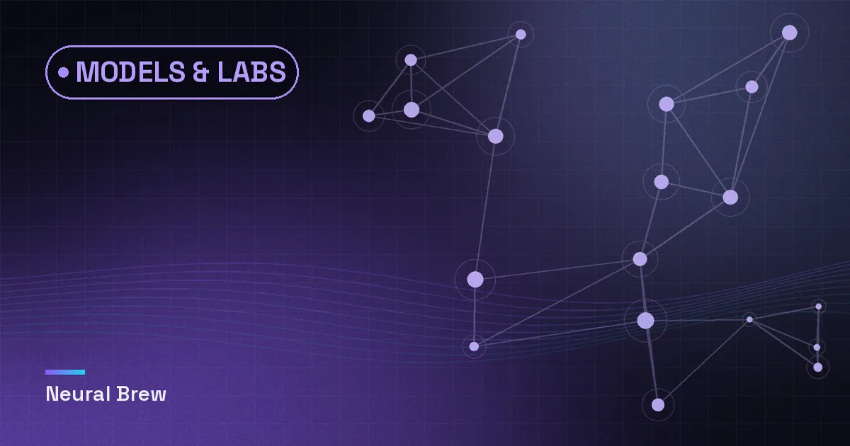 Abstract generated illustration for the Models & labs section
