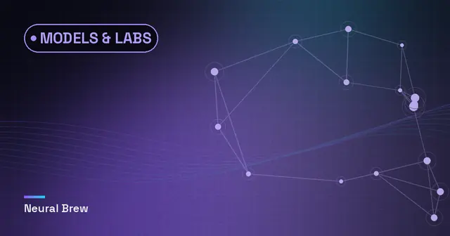 Abstract generated illustration for the Models & labs section