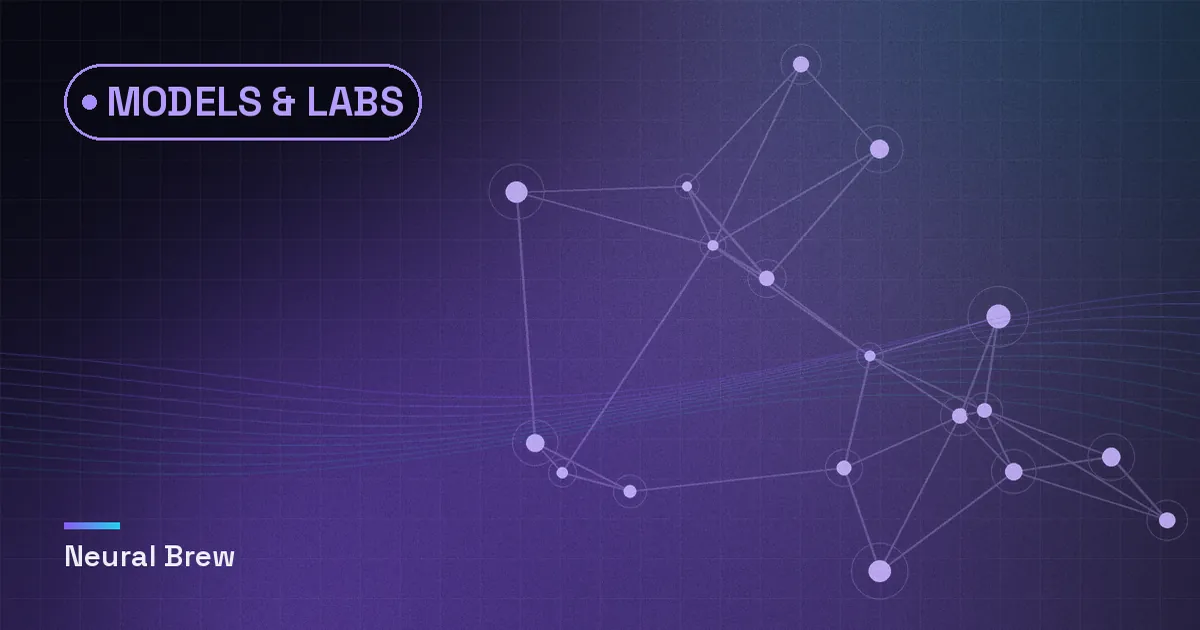 Abstract generated illustration for the Models & labs section
