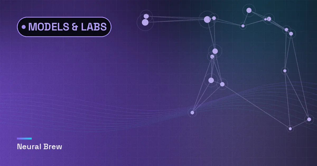 Abstract generated illustration for the Models & labs section