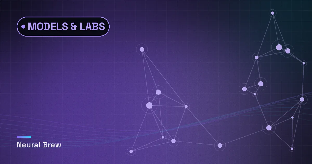 Abstract generated illustration for the Models & labs section