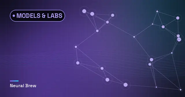 Abstract generated illustration for the Models & labs section