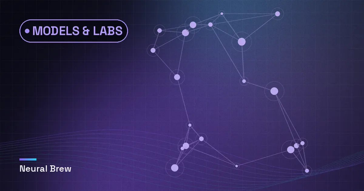 Abstract generated illustration for the Models & labs section