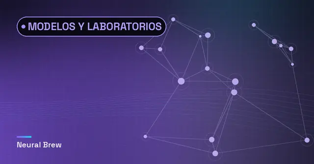 Ilustración abstracta generada para la sección Modelos y laboratorios