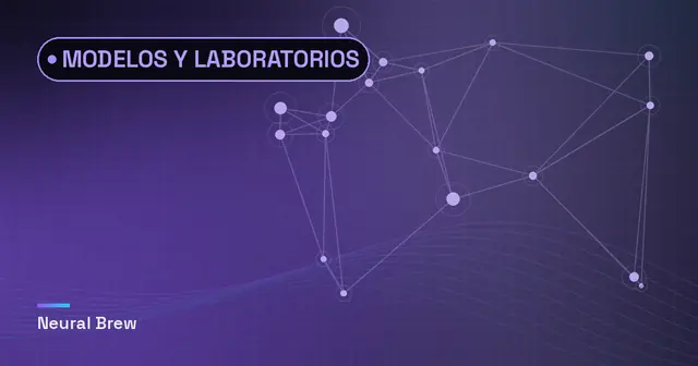 Ilustración abstracta generada para la sección Modelos y laboratorios