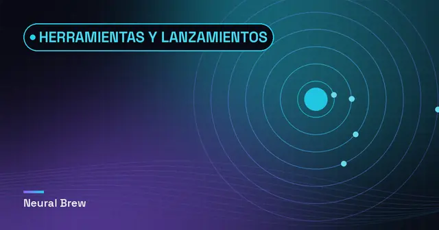 Ilustración abstracta generada para la sección Herramientas y lanzamientos