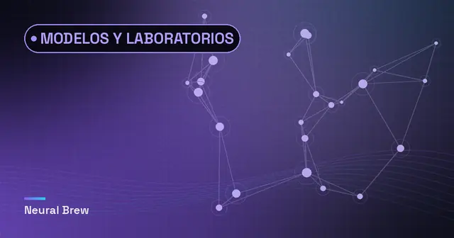 Ilustración abstracta generada para la sección Modelos y laboratorios