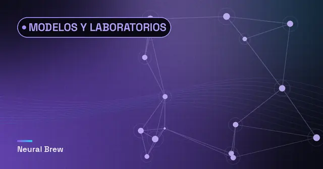 Ilustración abstracta generada para la sección Modelos y laboratorios