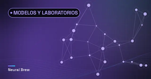 Ilustración abstracta generada para la sección Modelos y laboratorios