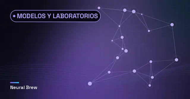 Ilustración abstracta generada para la sección Modelos y laboratorios