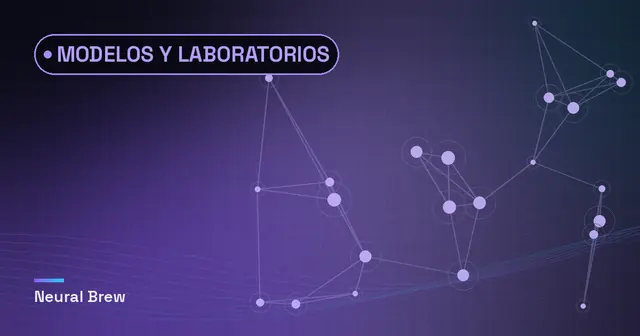 Ilustración abstracta generada para la sección Modelos y laboratorios