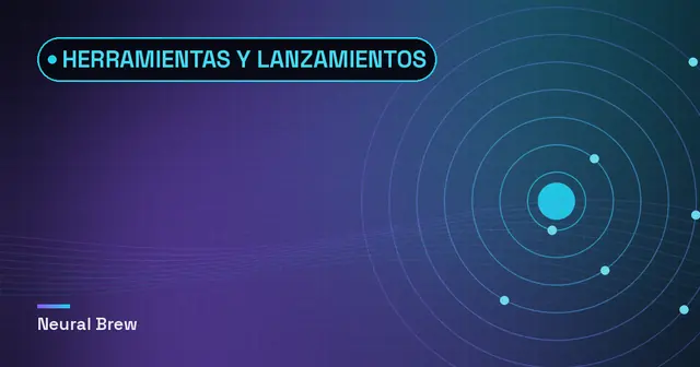 Ilustración abstracta generada para la sección Herramientas y lanzamientos