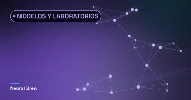 Ilustración abstracta generada para la sección Modelos y laboratorios