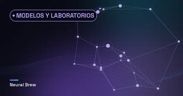 Ilustración abstracta generada para la sección Modelos y laboratorios