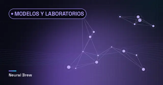 Ilustración abstracta generada para la sección Modelos y laboratorios
