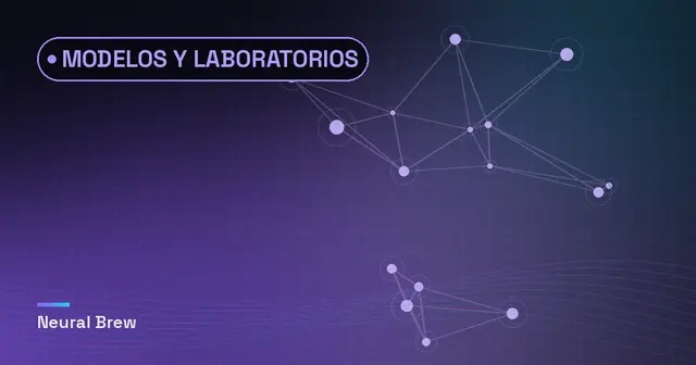 Ilustración abstracta generada para la sección Modelos y laboratorios