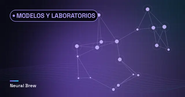 Ilustración abstracta generada para la sección Modelos y laboratorios