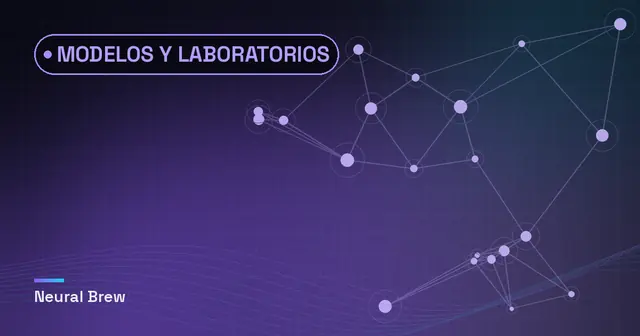 Ilustración abstracta generada para la sección Modelos y laboratorios
