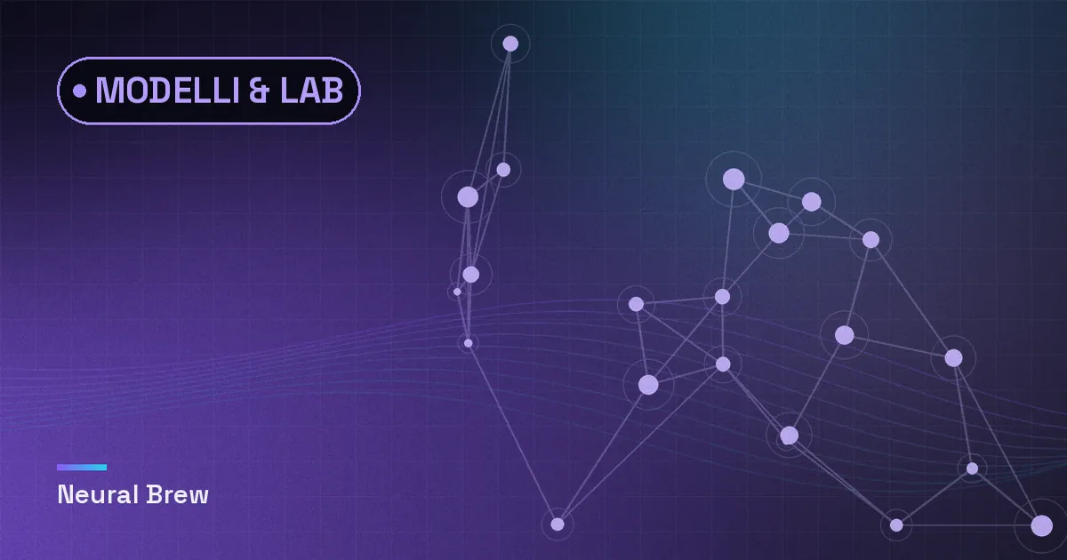 Illustrazione astratta generata per la sezione Modelli & lab