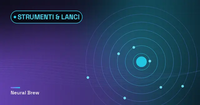 Illustrazione astratta generata per la sezione Strumenti & lanci
