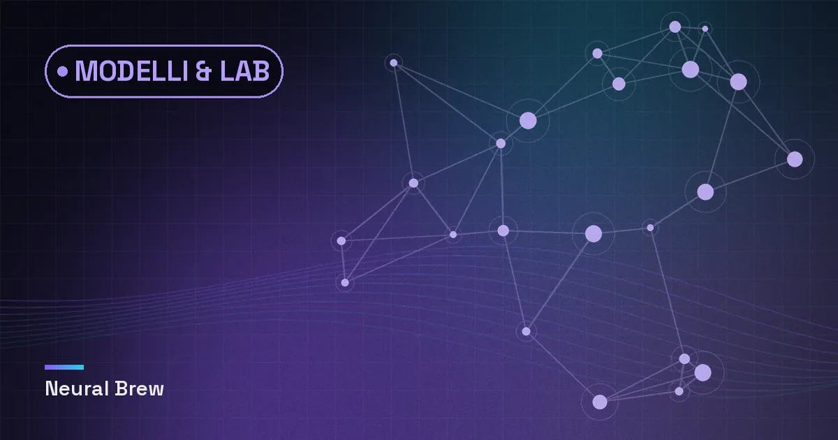 Illustrazione astratta generata per la sezione Modelli & lab