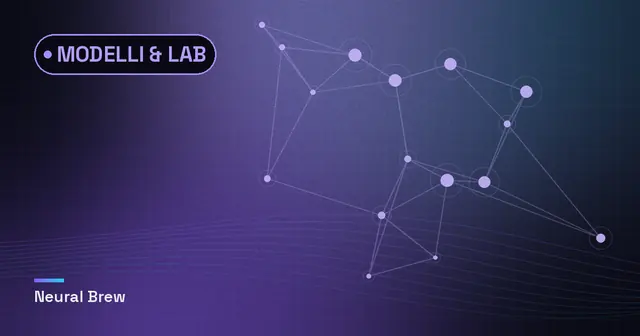 Illustrazione astratta generata per la sezione Modelli & lab