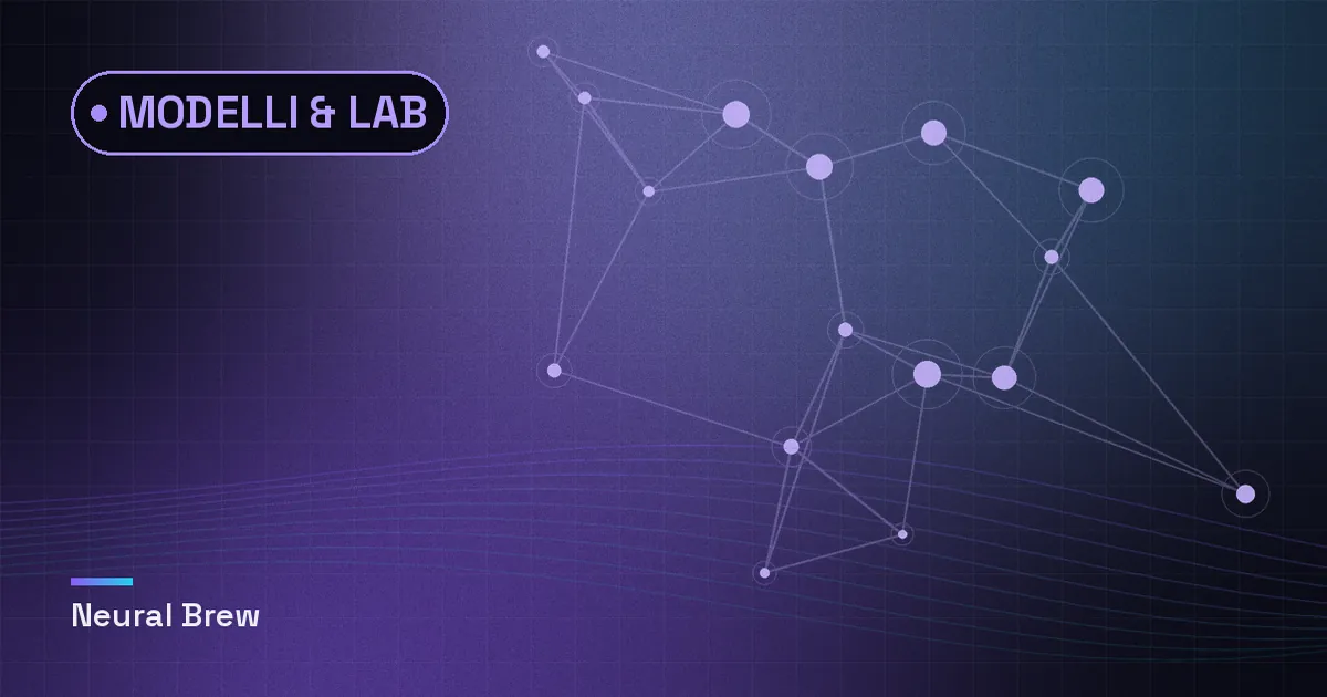 Illustrazione astratta generata per la sezione Modelli & lab
