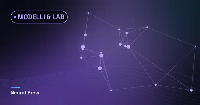 Illustrazione astratta generata per la sezione Modelli & lab