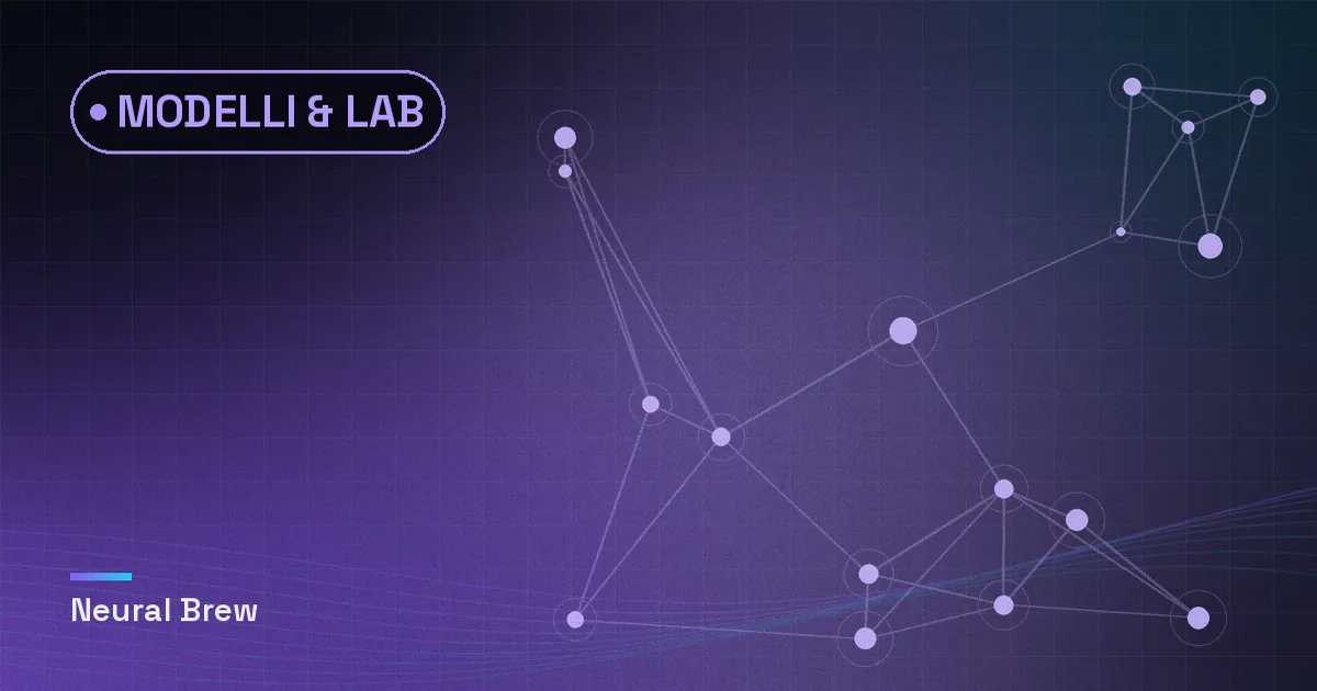 Illustrazione astratta generata per la sezione Modelli & lab