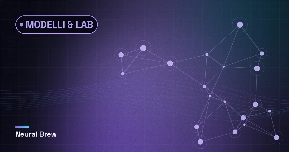 Illustrazione astratta generata per la sezione Modelli & lab