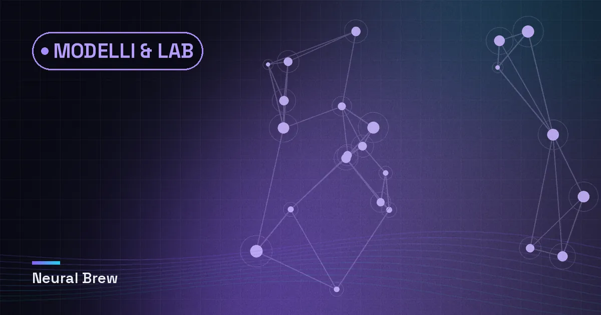 Illustrazione astratta generata per la sezione Modelli & lab