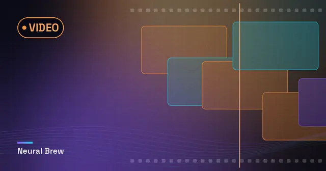 Illustrazione astratta generata per la sezione Video