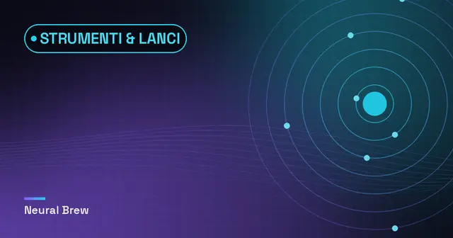 Illustrazione astratta generata per la sezione Strumenti & lanci