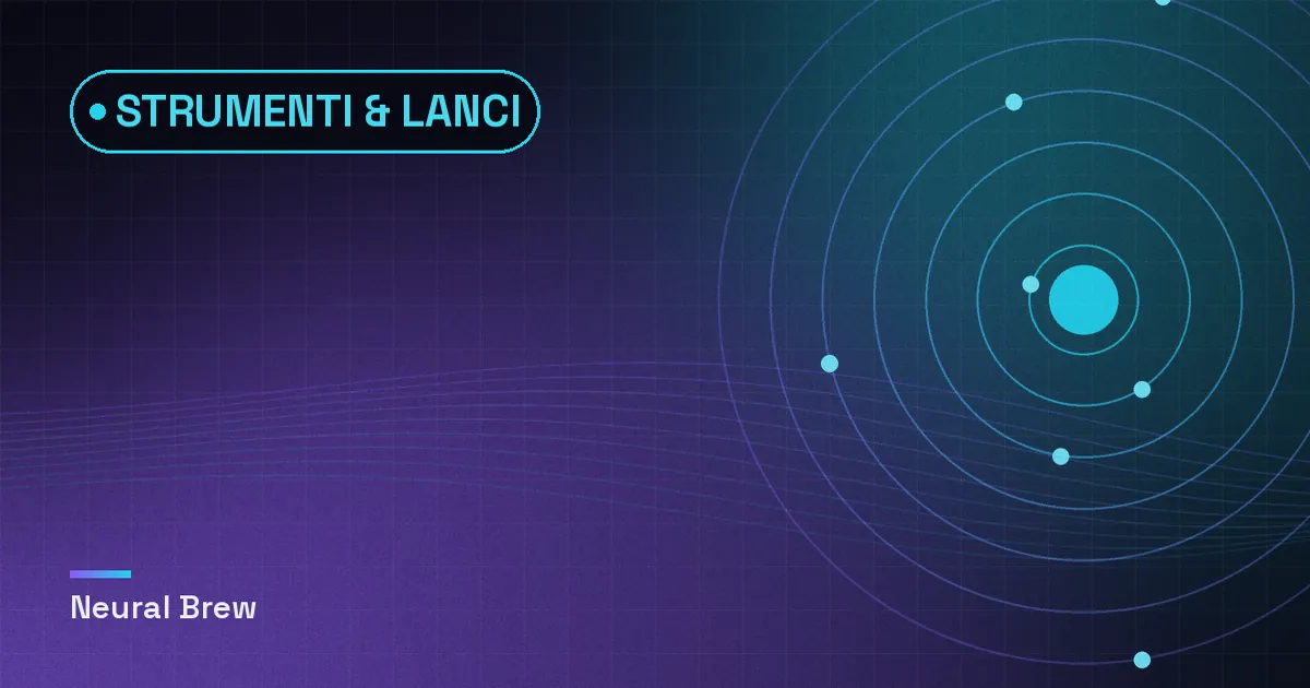 Illustrazione astratta generata per la sezione Strumenti & lanci