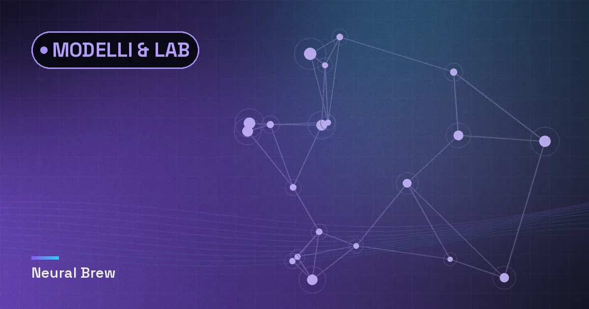 Illustrazione astratta generata per la sezione Modelli & lab