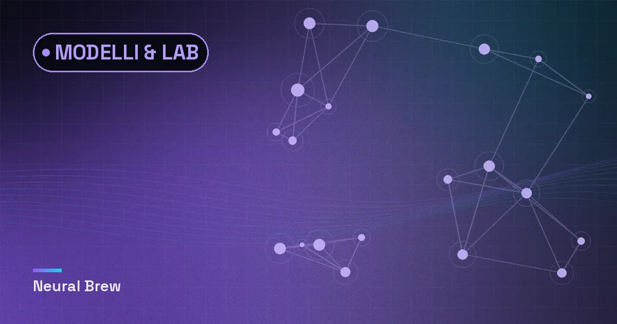 Illustrazione astratta generata per la sezione Modelli & lab