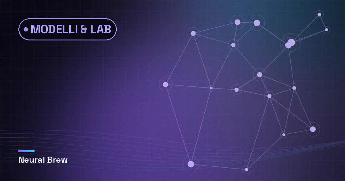Illustrazione astratta generata per la sezione Modelli & lab