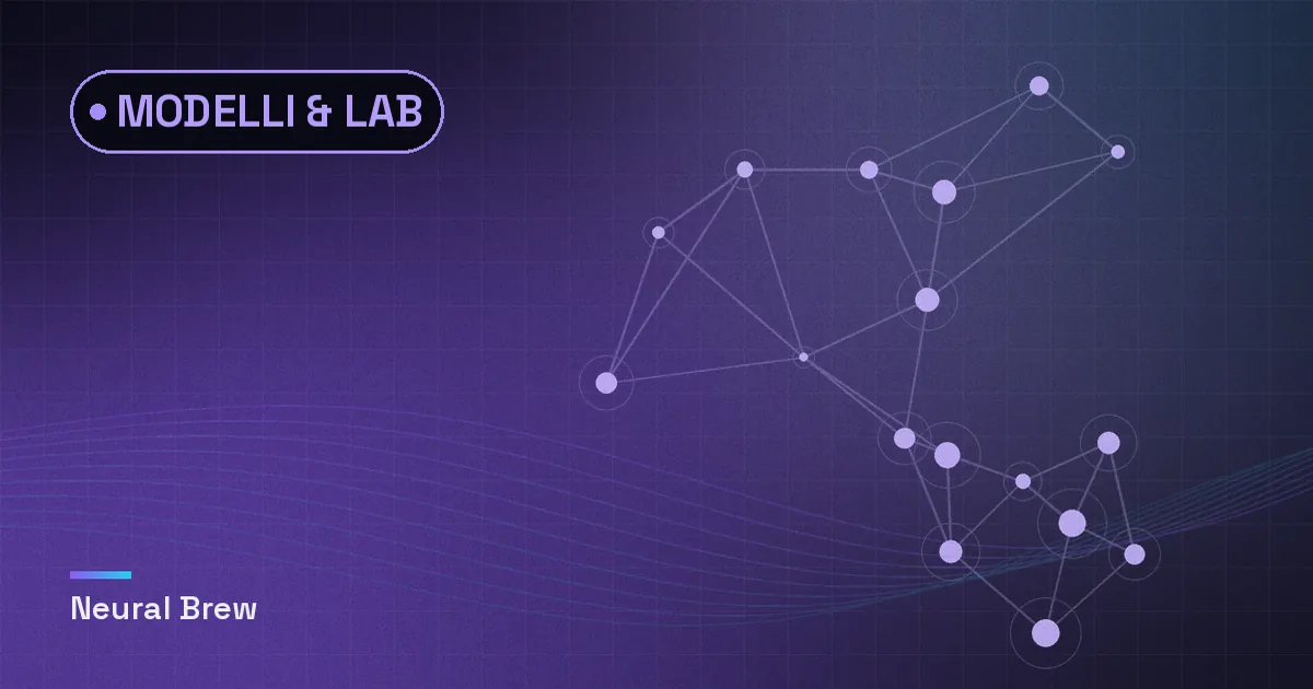 Illustrazione astratta generata per la sezione Modelli & lab
